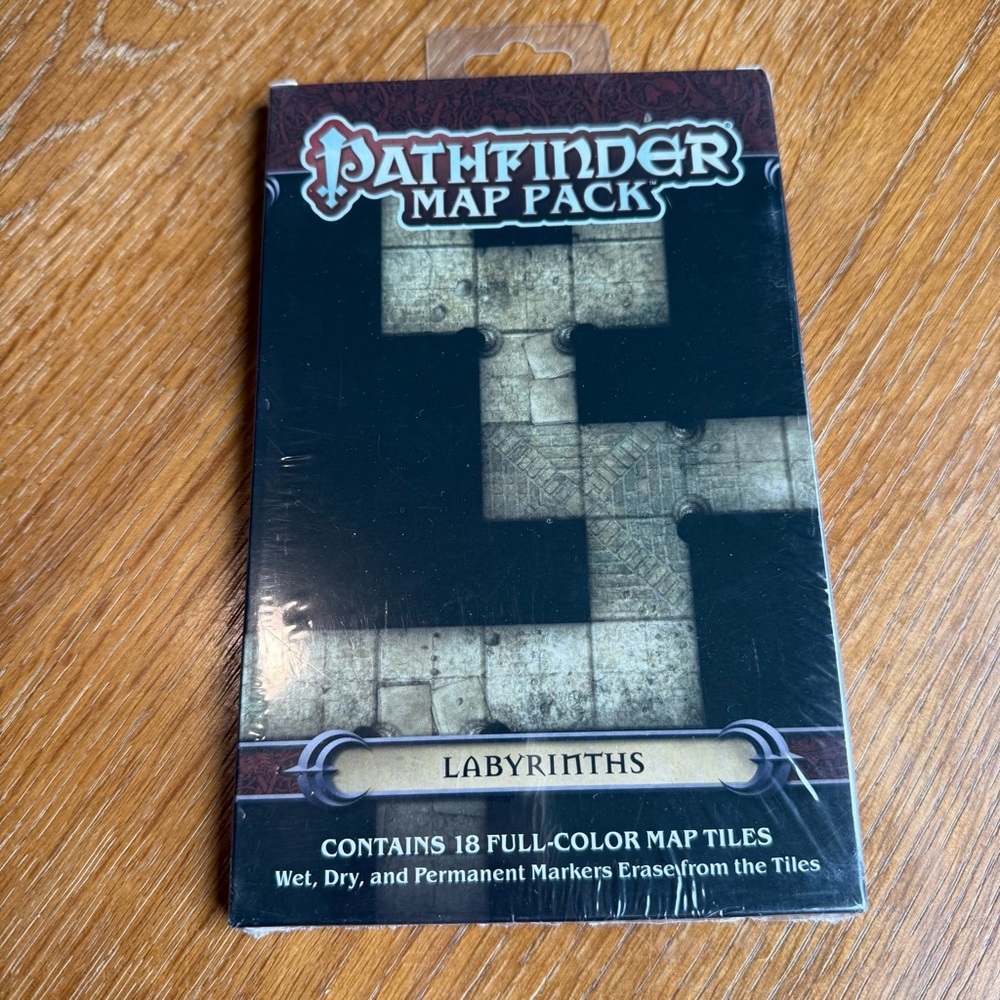 Pathfinder Map Pack Labyrinths NEW